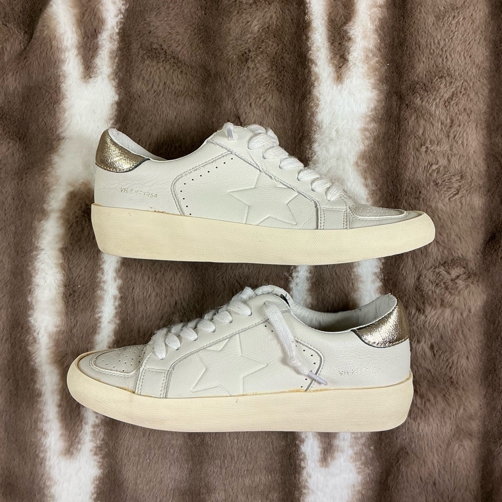 HAVANA White Low-Top Sneakers, Sz 7.5 - Picture 4 of 6